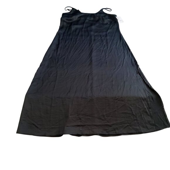 Auden Black Slip Dress Size S Features a side slit for added style and comfort - Picture 8 of 12